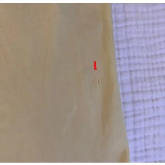 Vintage Yellow Lace Tank/Camisole, Slip Top, Stretchy - Mid Century - Picture 7 of 7